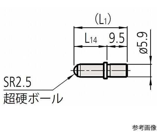 ミツトヨ アンビル 1個 21DZA232B