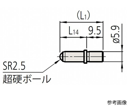 ミツトヨ アンビル 1個 21DZA232D ミツトヨ アンビル 1個 21DZA232D