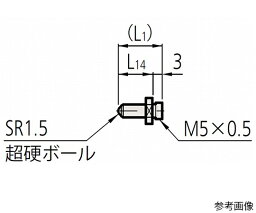 ミツトヨ アンビル26MM 1個 21DZA213E