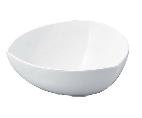 若泉漆器 ニューホワイト　三角胴張深鉢　25cm 1個 261300