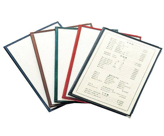 えいむ えいむ　クリアテーピング　メニューブック　合皮　LTA-44　茶 1個 8132850