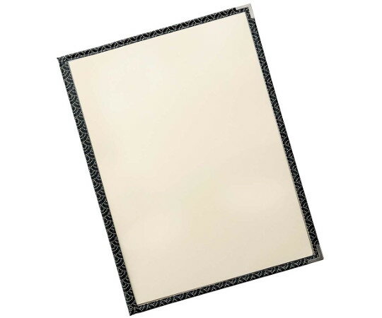 えいむ えいむ　PP布地クリアテーピングメニューブック　黒　PTA-442 1個 5715300