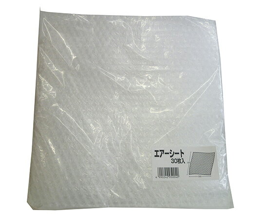 宮島化学工業 エアーシート　透明　300mm×300mm　30個入 1セット(30個入) PO24