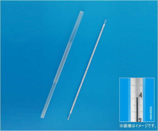 安藤計器製工所 二重管標準温度計W　250〜300℃（0.1）　全長340mm　全没　一般校正証明書　一式付 1本 ..