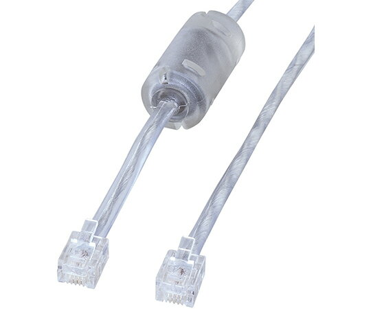 サンワサプライ コア付シールドツイストモジュラーケーブル 1本 TEL-FST-5N2