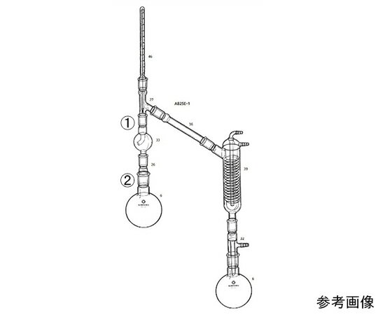 ●溶剤の蒸留精製や反応物の濃縮に使用します。●特にエーテルなど低沸点の突沸し易い溶剤に適しています。●容量はフラスコの呼び名です。●実際の仕込みは少な目に見込んで下さい。●ジョイントサイズ：TS15/25●ジョイントサイズ：TS19/38●...