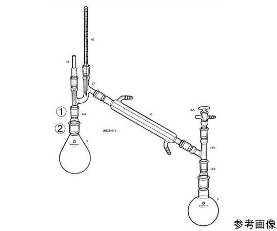 桐山製作所 減圧蒸留装置 1セット AB25H-1-4