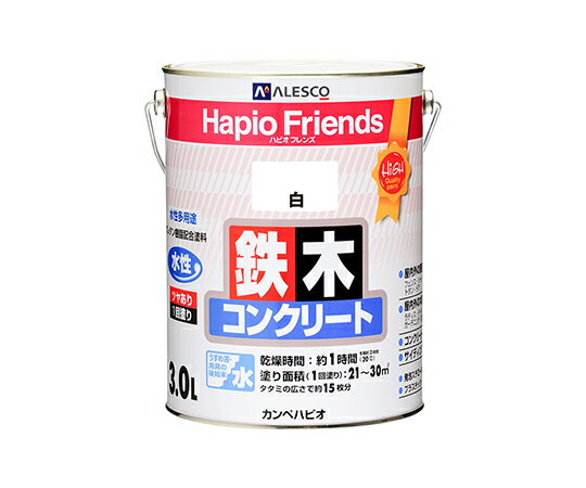 カンペハピオ（KANSAI） ハピオフレンズ　白　3L 1個 77650011030