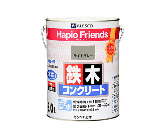 カンペハピオ（KANSAI） ハピオフレンズ　ライトグレー　3L 1個 77650651030