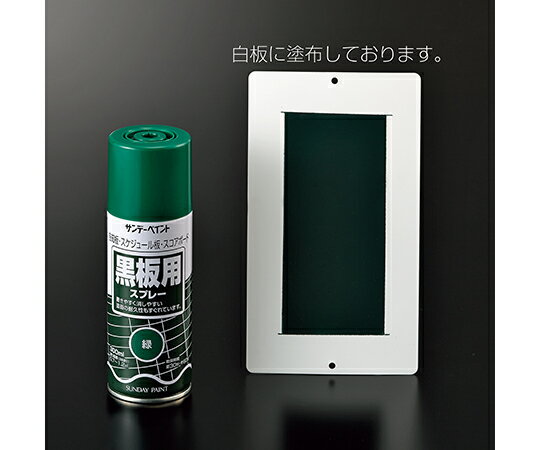 日本緑十字社 黒板塗料スプレー　緑（つや消し）　黒板用スプレーG　容量300mL 1個 346010