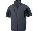自重堂 空調服半袖ジャケット チャコールグレー S 1枚 87070(3)