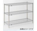 エレクター スーパーエレクター・シェルフ W1518×D359×H1384mm(PA) DB付 3段 1台 AS1520PA1390W3(3)