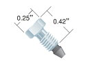 IDEX VHPフィッテング(1-piece)10-32 1/16(10pk) 1セット(10個入) VHP-320X