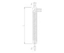 旭製作所 石英ジムロート冷却器 300mm 1個 1330-300