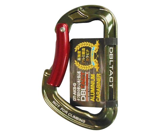 三共コーポレーション DT　アルミ鍛造カラビナ　ガンメタ#360422 1個 DT-AKS-G