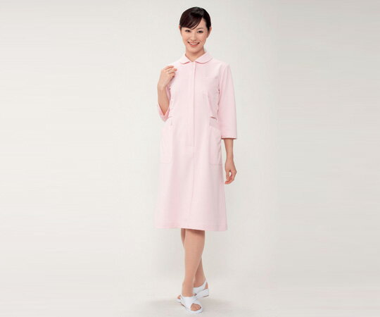 【ナビス】ナースウェアHO1916　七分袖ピンクS