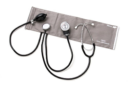 FOCAL（フォーカル）　アネロイド血圧計 聴診器付　FC-101　ラテックスフリー/イージーリリースバルブ