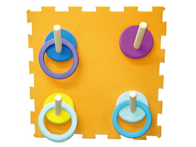 Training Toys - 【送料無料】【無料健康相談 対象製品】どこでもわなげ　壁面用　【安心の知育玩具 一歩（はじめ）社製】