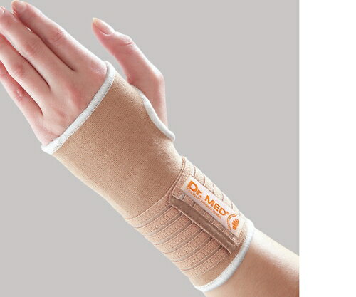 特徴伸縮性・弾力性に優れたストラップで、圧迫力と固定力の調整が可能です。スリーブタイプでかさ張りません。仕様型番：DR-W008L材質：ナイロン・ポリエステル・PU（ポリウレタン）・天然ゴム洗濯方法：洗濯可（手洗い）左右兼用手首適合周囲（cm）：手首／20*23