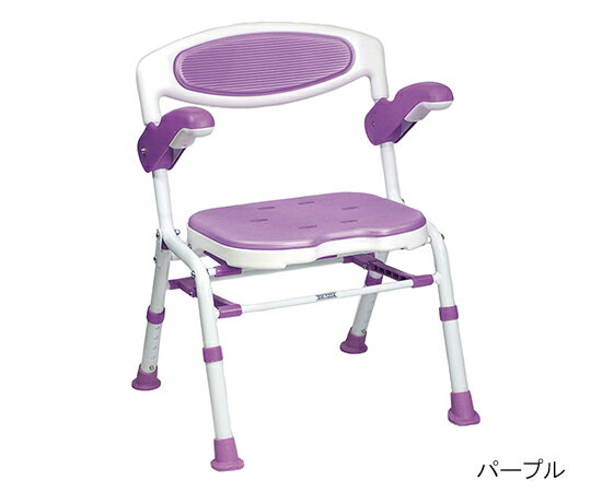 折りたたみシャワーチェアー （楽湯DX） パープル