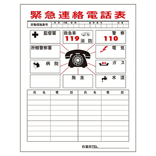 楽天市場】緊急連絡先プレートの通販