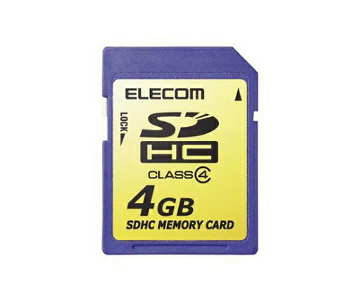 エレコム SDカード 4GB SDHC対応 MF-FSDH04G 1パック エレコム SDカード 4GB SDHC対応 MF-FSDH04G 1パック