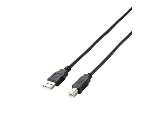 エレコム エコUSB2.0ケーブル A-Bタイプ エコ 3m ブラック U2C-JB30BK 1パック