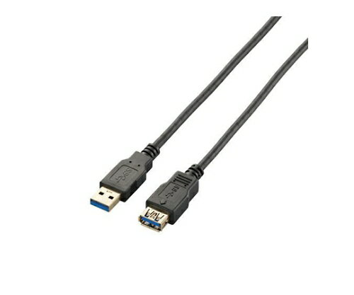 エレコム USB3.0ケーブル A-A延長タイプ スタンダード 1m ブラック USB3-E10BK 1パック