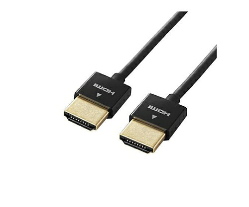 エレコム HDMIケーブル イーサネット対応 スーパースリム 0.7m ブラック DH-HD14SS07BK 1パック
