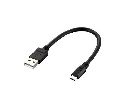 エレコム microUSBケーブル 2A出力 スタンダード 通信・充電 0.2m ブラック MPA-AMB2U02BK 1パック