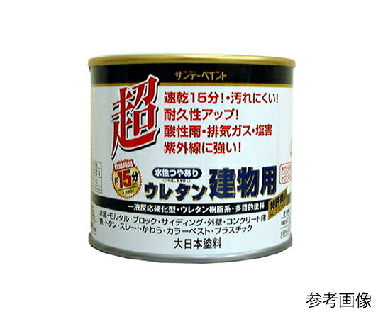サンデーペイント 水性つやありウレタン建物用 黒 1/5L クロ 1缶