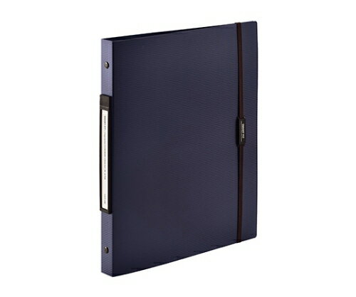 A4 Size - LIHITLAB SMART FIT 2タイプポケットクリヤーブック交換式 11ネイビー N-7520 N7520-11 1冊