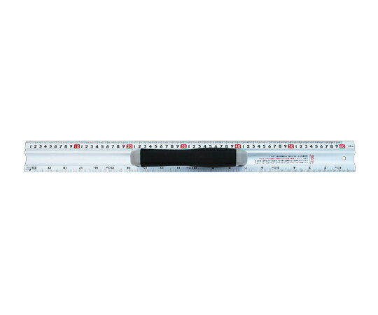シンワ測定 アルミカッター定規　カット師60cm　併用目盛　取手付 65098 1本