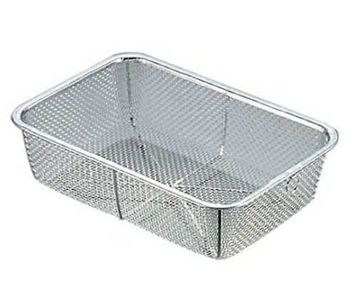 18-8 特角深型 ザル 8号 355×240 5643800 1個