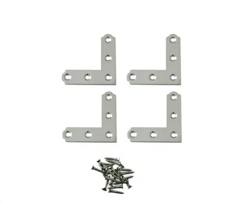 ハイロジック ステンレス平横 幅13×長さ46.5×46.5mm Q-027 1パック(4個入)