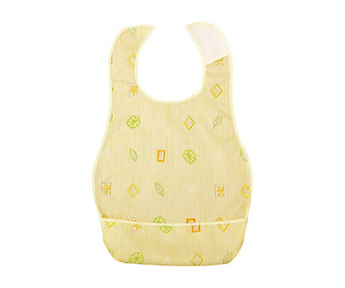 ケアファッション ポケット付食事用ミニエプロン B柄 丈56.5cm 38957-11 1枚