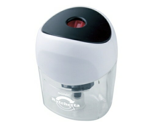 ソニック ラチェッタ ワン ハンディ鉛筆削り ブラック 1枚 SK-8810-D