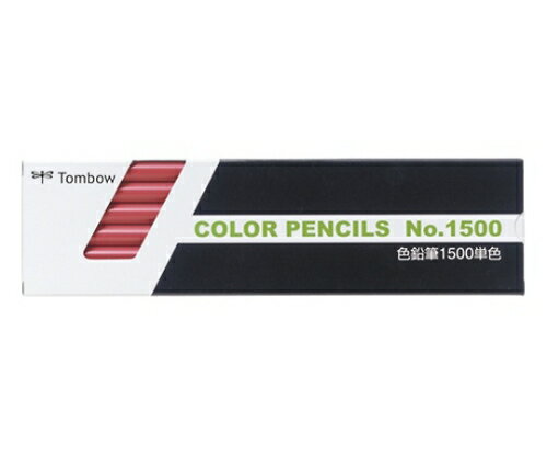 トンボ鉛筆 色鉛筆 1500 ももいろ 1ダース 1500-22