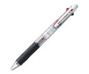 三菱鉛筆 ジェットストリーム 3色ボールペン 透明 0.38mm インク色:黒・赤・青 1本 SXE3-400-38.T