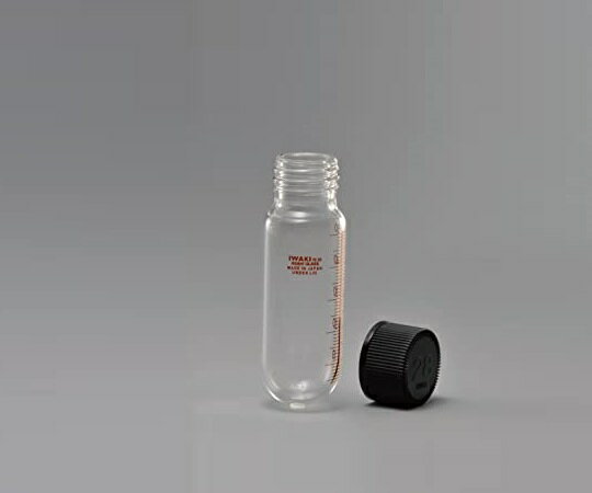 AGCテクノグラス・IWAKI 遠心沈澱管 丸底 ネジ付 目盛付 キャップ付 50mL 10本 1箱(10本入) 8482CTF50
