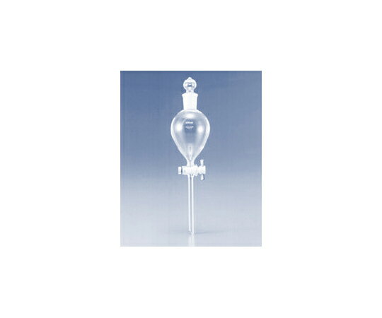 AGCテクノグラス・IWAKI 分液ロート（丸形） テフロンコック TS栓 500mL 2本 1箱(2本入) 6341FS500