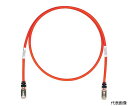 パンドウイットコーポレーション CAT6A/CAT6 シールドパッチコード 40m 赤 1本 STP6X40MRD
