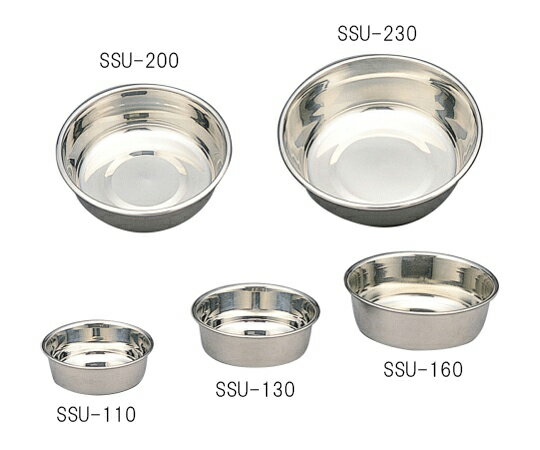 アイリスオーヤマ ステンレス製食器(中型犬用) 175φ×56mm 1個／ケース SSU-160