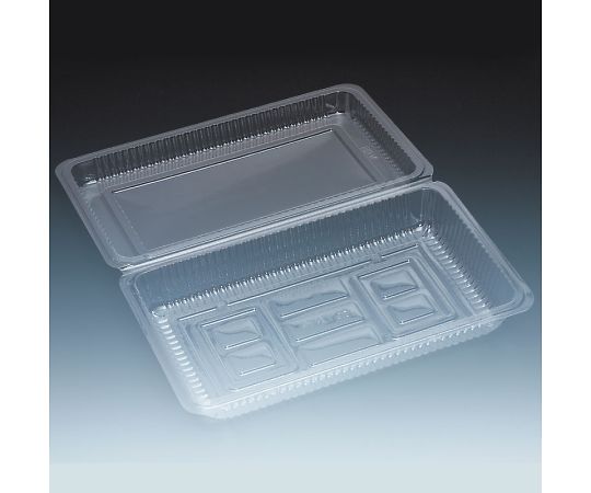 シーピー化成 食品容器 フードパック(折蓋タイプ) H-5-A 特大深 100枚 1パック(100枚入) 004420061