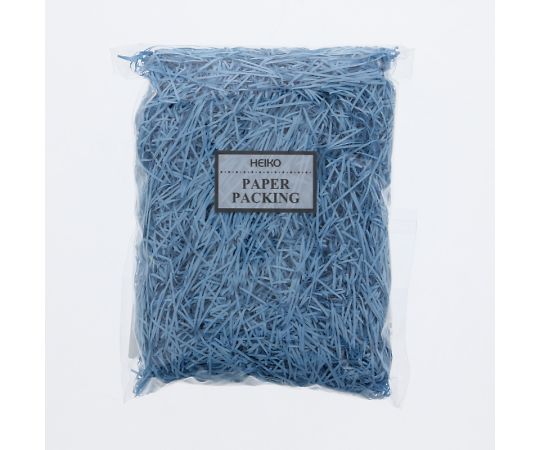 シモジマ HEIKO 緩衝材 紙パッキン 40g入 ブルー 1袋/パック 003800802