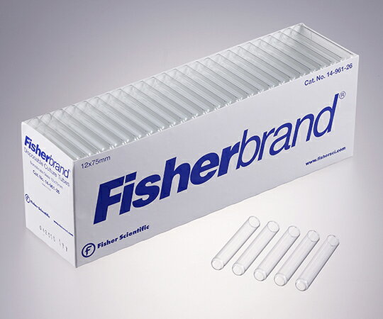 Fisher　Scientific 直口硼珪酸ガラスチューブ　φ15×80mm 1パック(250本×4箱入) 14...