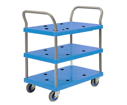 金沢車輌 樹脂台車 (両ハンドル3段) 790×455×865mm 1個 NP-119