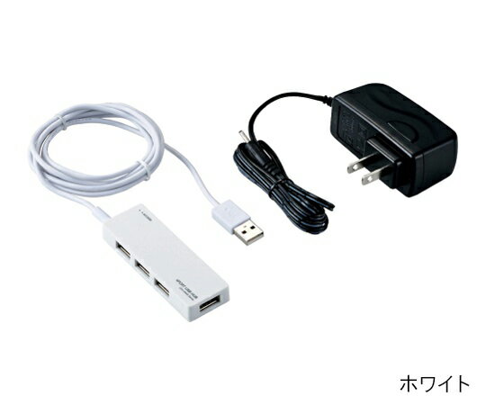 エレコム USB2.0ハブ ACアダプタ付 ブラック 1個 U2H-AN4SBK