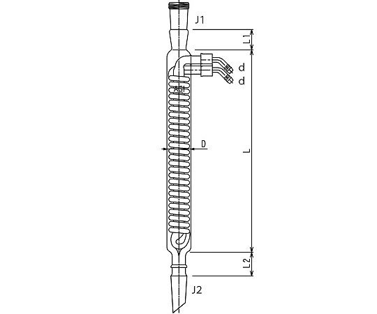 旭製作所 ジムロート 冷却器 ウォーターコネクター仕様 1個 3442-200W-3M-9