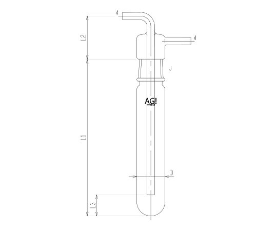 旭製作所 摺付真空トラップ 型 1個 4136-29/200